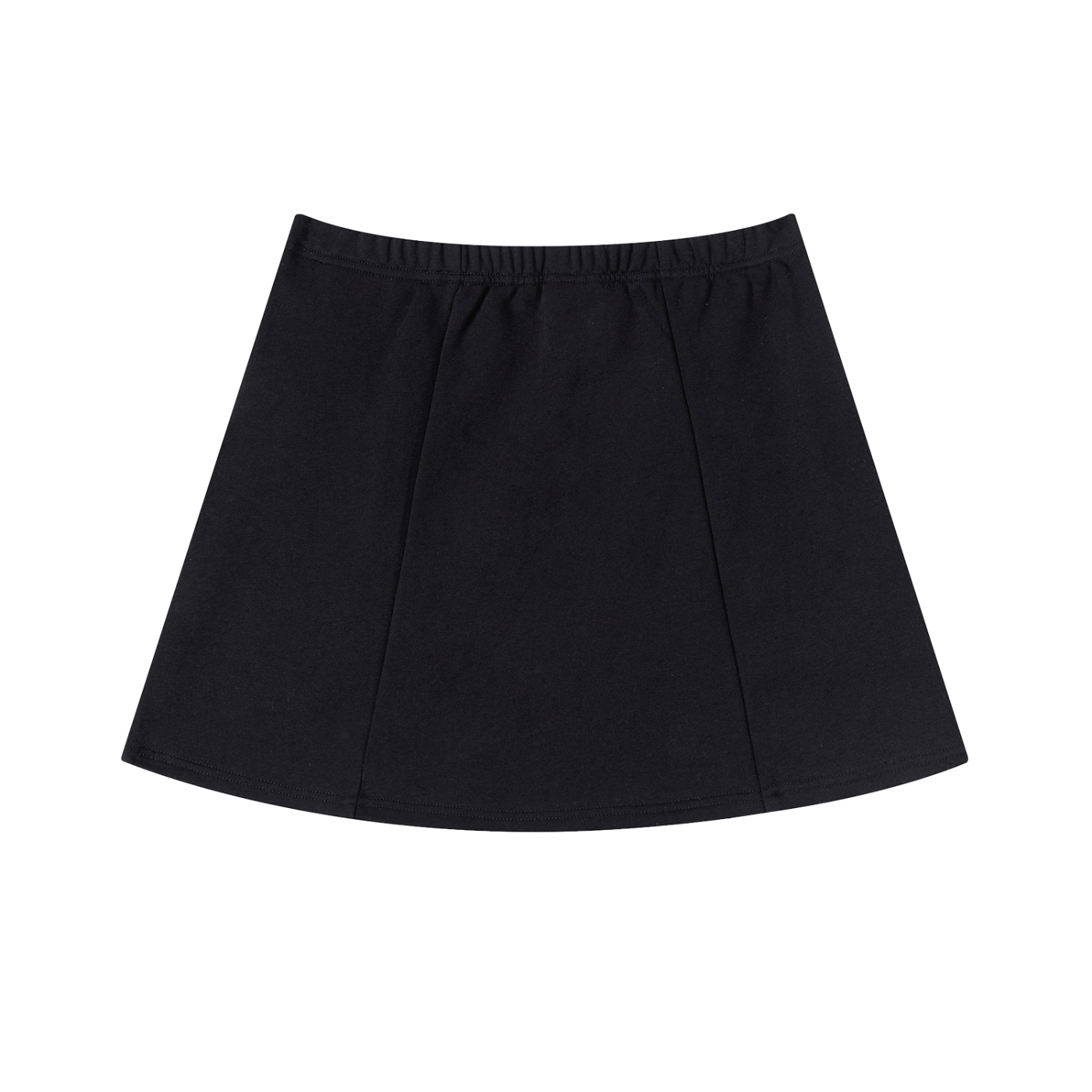 Contrast Side Stripe Slit Skirt