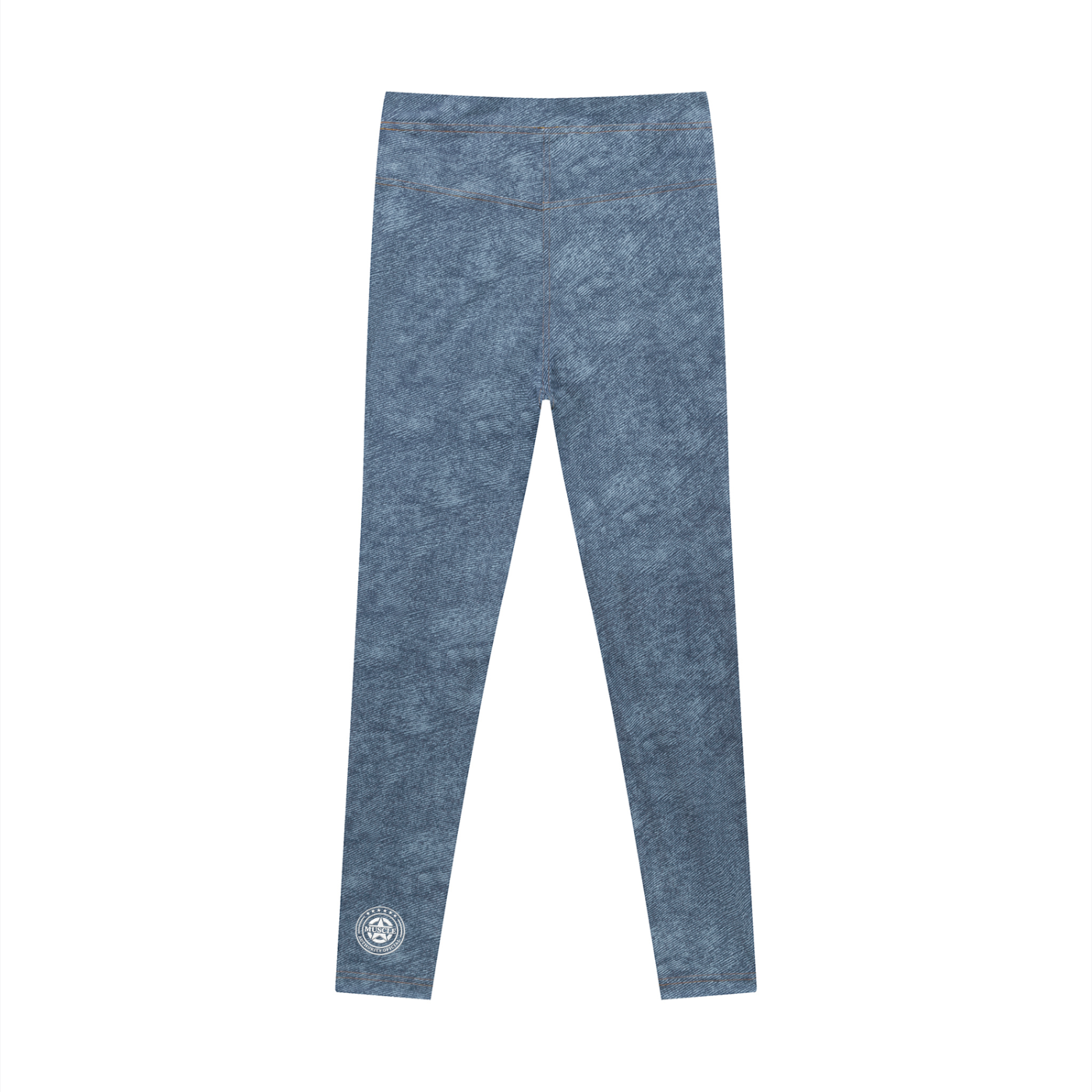 Women's Faux Denim Zip-Fly Leggings