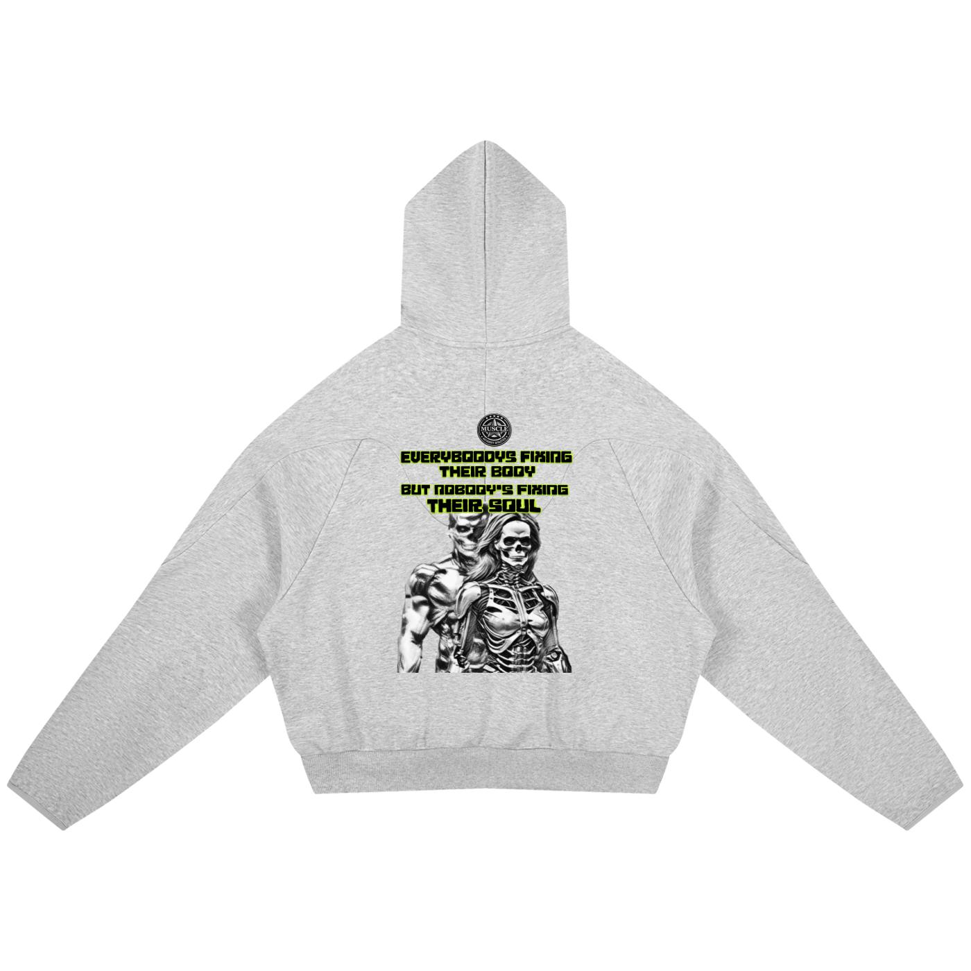 Curved Panel Raglan Hoodie