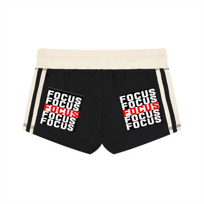 Women's Contrast Stripe Track Shorts