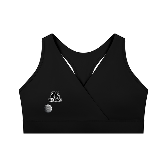 Women's Crossover V-Neck Sports Bra