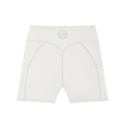Women's High-Waisted Pocket Biker Shorts