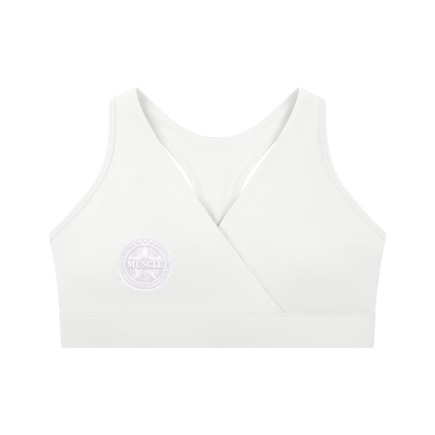 Women's Crossover V-Neck Sports Bra
