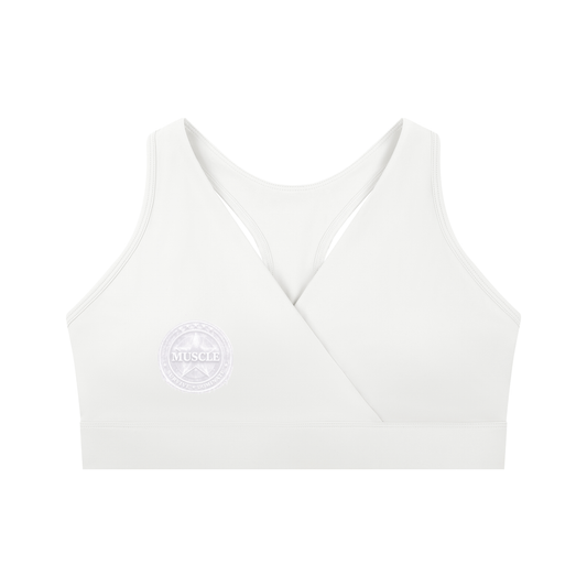 Women's Crossover V-Neck Sports Bra