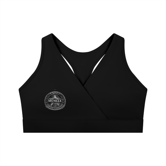 Women's Crossover V-Neck Sports Bra