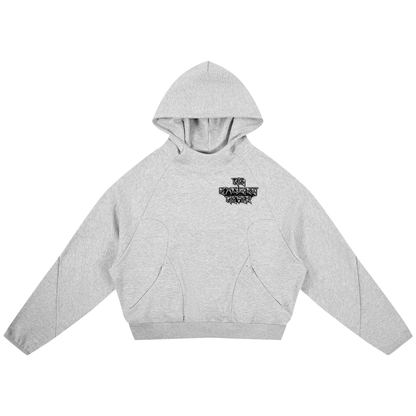 Curved Panel Raglan Hoodie