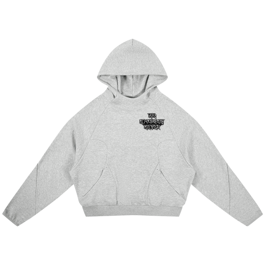 Curved Panel Raglan Hoodie