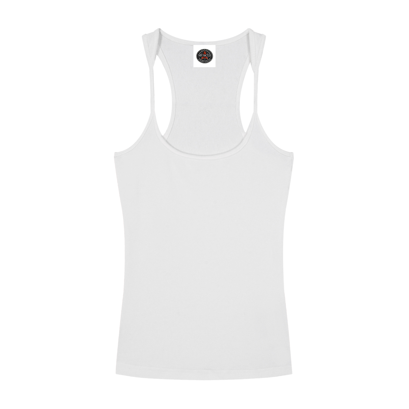 Slim Fit Ribbed Racerback Tank Top