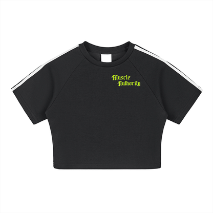 Taped Cooling Performance Crop Top