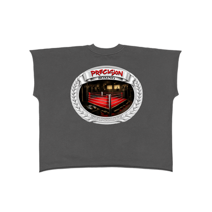 Raw Edge Boxy Non-Shrink T-Shirt
