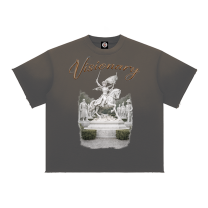 Visionary Sun Fade Raw Edge T-Shirt