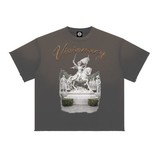 Visionary Sun Fade Raw Edge T-Shirt