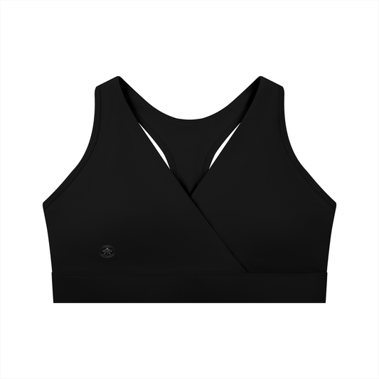 Women's Crossover V-Neck Sports Bra
