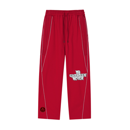Reflection Striped Straight-Leg Sweatpants