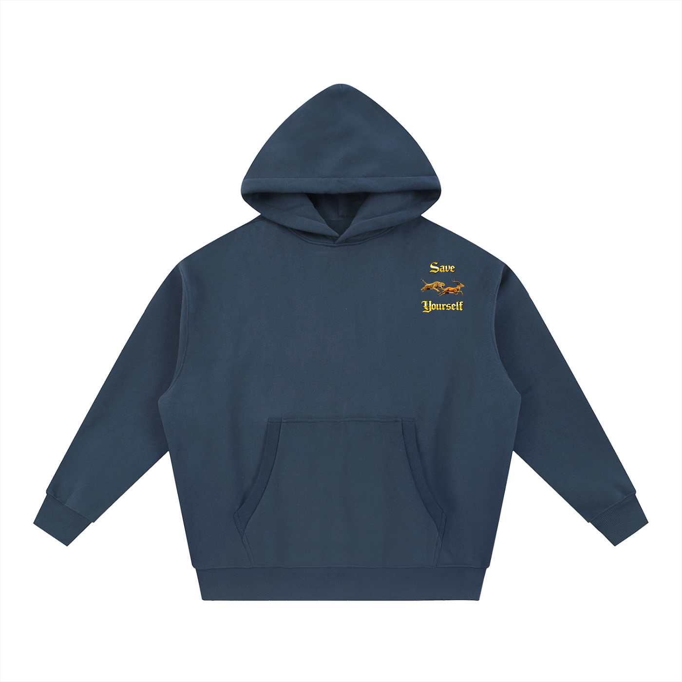 Essential Oversized Boxy Fit Fleece Hoodie