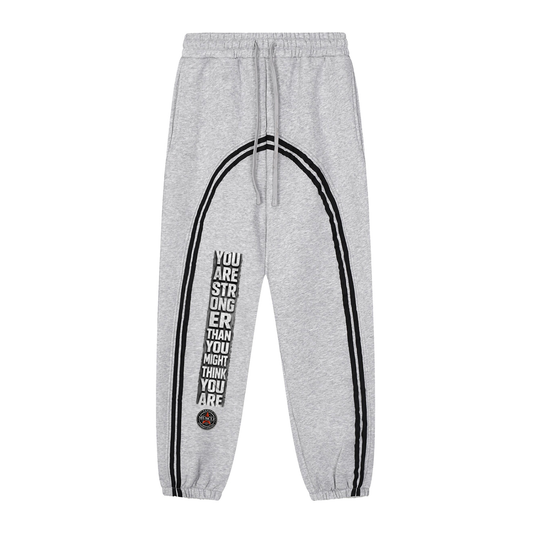 Sun Fade Contrast Tape Fleece Jogged Sweatpants