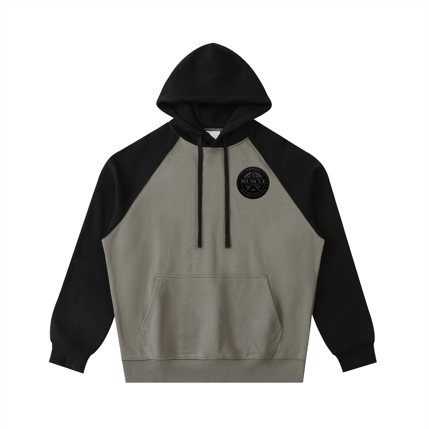 Color-Block Raglan Sleeve Hoodie