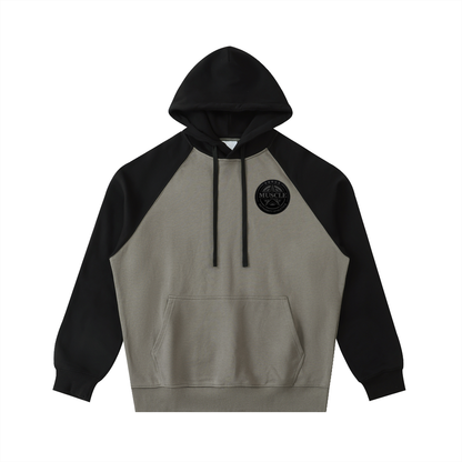 Color-Block Raglan Sleeve Hoodie