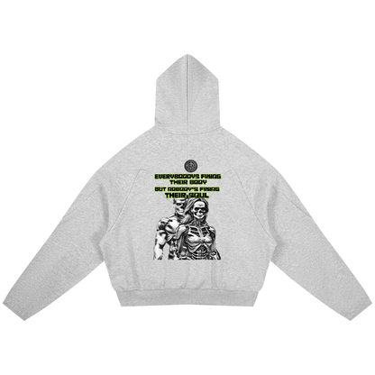 Curved Panel Raglan Hoodie