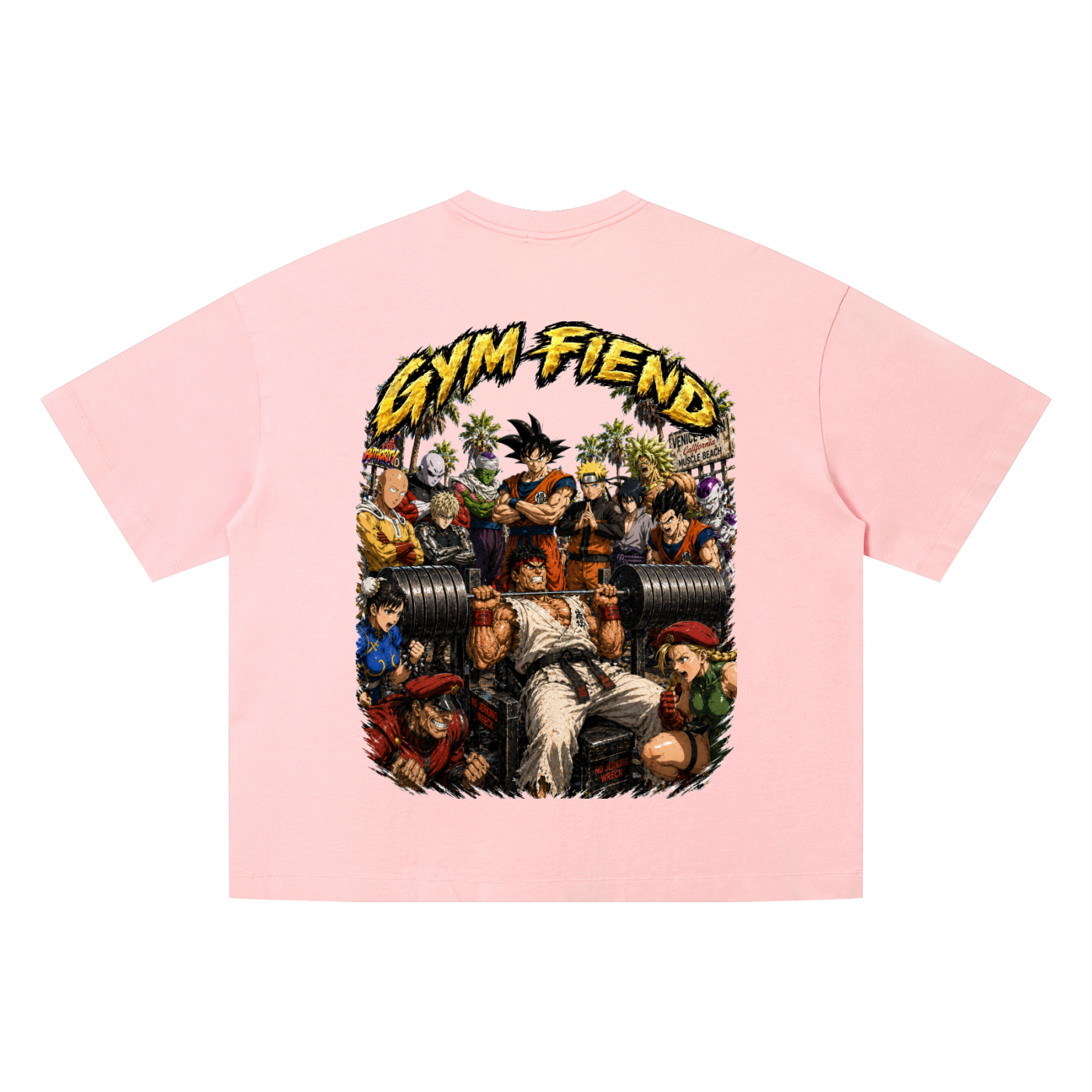 PinkUnisex Vintage Wash Boxy T-Shirt