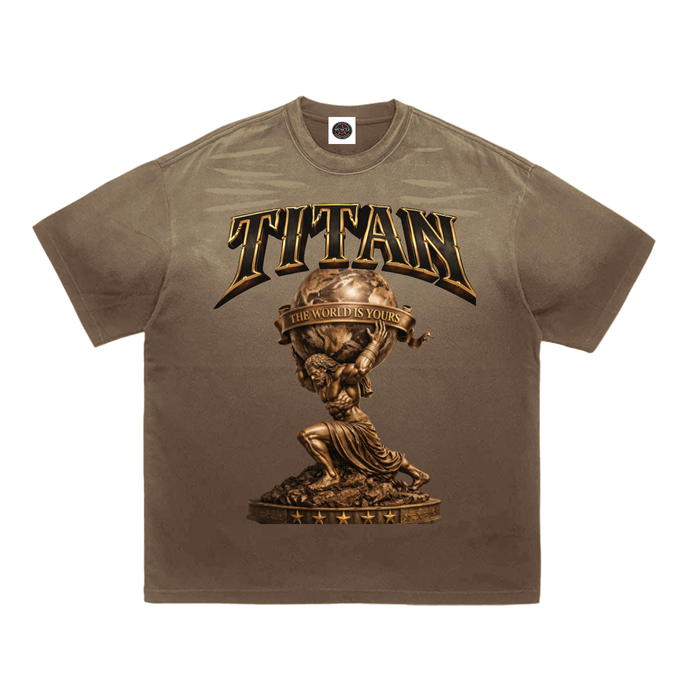 Tiger Stripe Gradient Washed T-Shirt