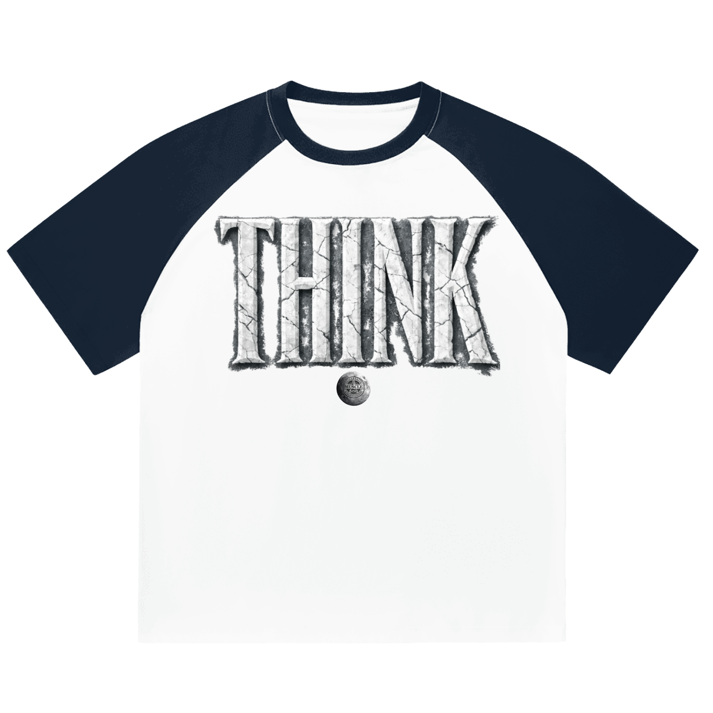 Color-Blocked Raglan Sleeve T-Shirt