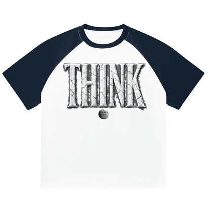 Color-Blocked Raglan Sleeve T-Shirt