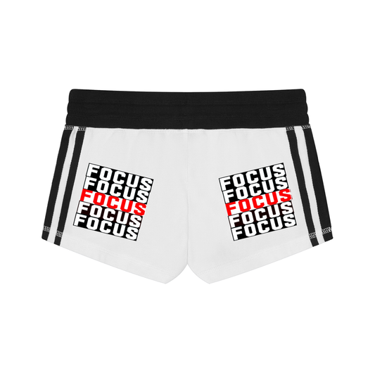 Women's Contrast Stripe Track Shorts