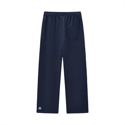 Curved Stripe Straight Sweatpants
