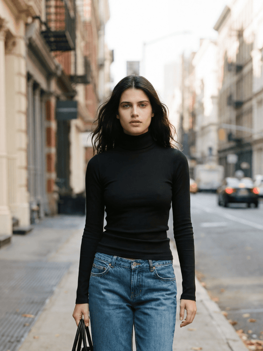 Ribbed Turtleneck